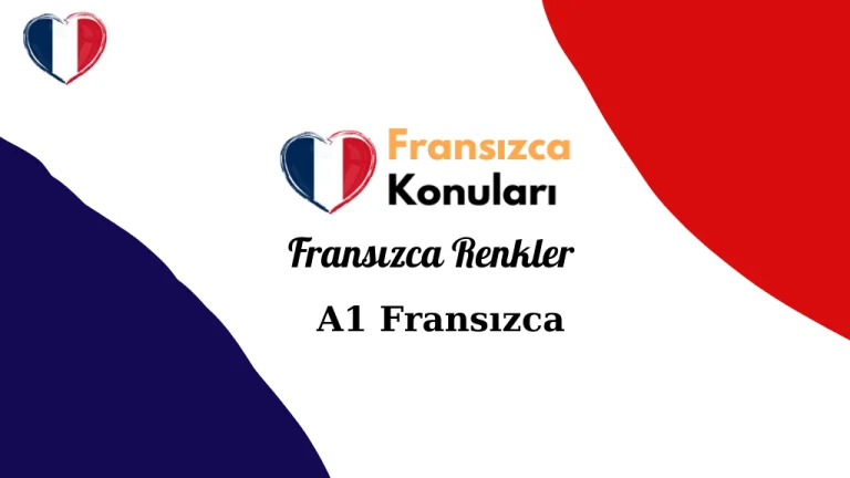 Fransızca Renkler